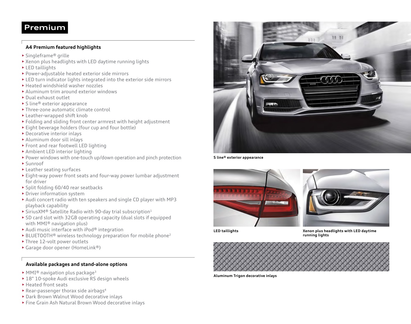 2015 Audi A4 Brochure Page 10
